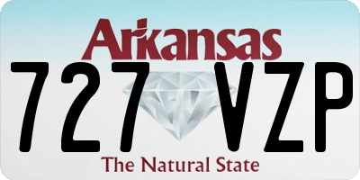 AR license plate 727VZP