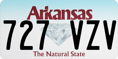 AR license plate 727VZV