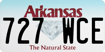 AR license plate 727WCE