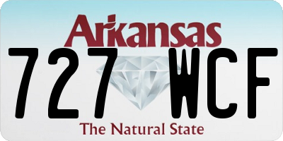AR license plate 727WCF