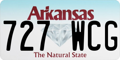AR license plate 727WCG