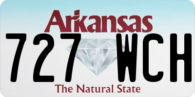 AR license plate 727WCH