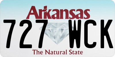 AR license plate 727WCK