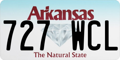 AR license plate 727WCL