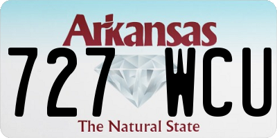 AR license plate 727WCU