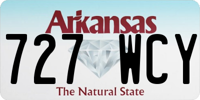 AR license plate 727WCY