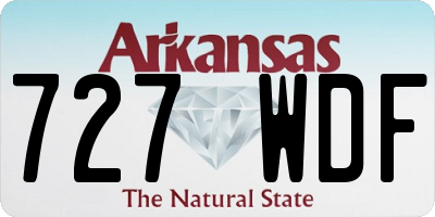 AR license plate 727WDF