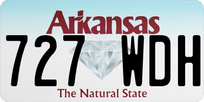 AR license plate 727WDH