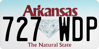 AR license plate 727WDP