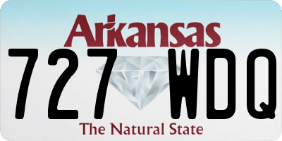 AR license plate 727WDQ