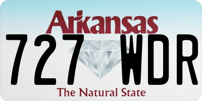 AR license plate 727WDR