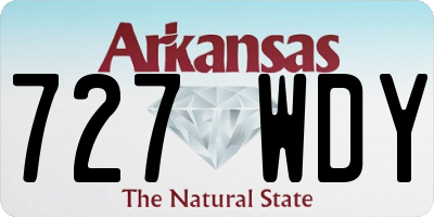 AR license plate 727WDY