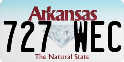AR license plate 727WEC