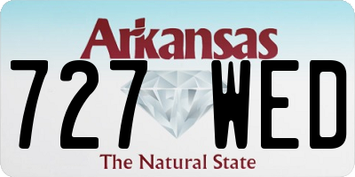 AR license plate 727WED