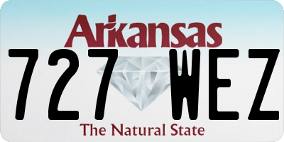 AR license plate 727WEZ