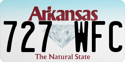 AR license plate 727WFC