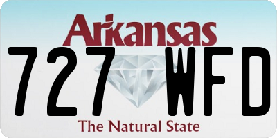 AR license plate 727WFD