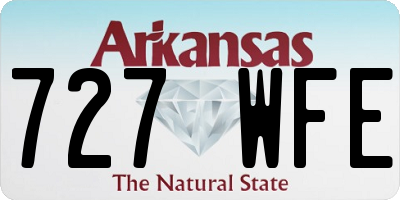 AR license plate 727WFE