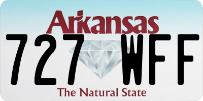 AR license plate 727WFF
