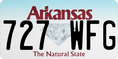 AR license plate 727WFG
