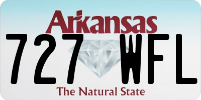 AR license plate 727WFL