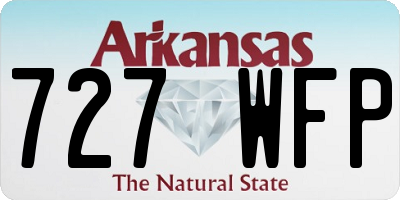 AR license plate 727WFP