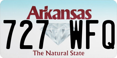 AR license plate 727WFQ