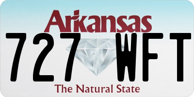 AR license plate 727WFT