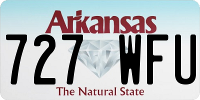 AR license plate 727WFU