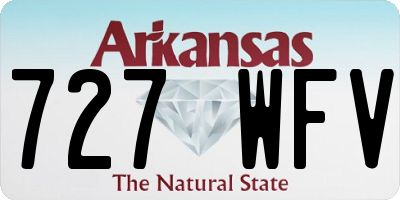 AR license plate 727WFV