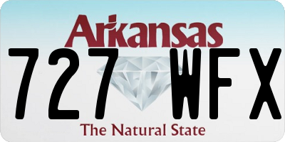 AR license plate 727WFX