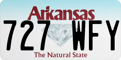 AR license plate 727WFY