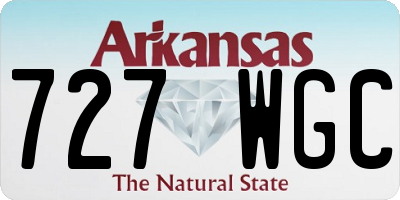 AR license plate 727WGC