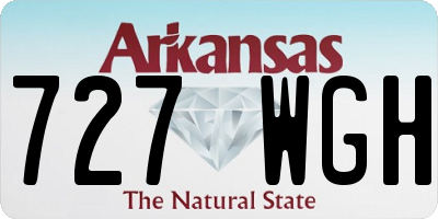 AR license plate 727WGH