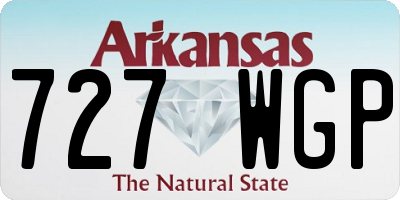AR license plate 727WGP