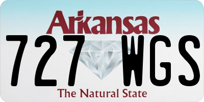 AR license plate 727WGS