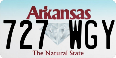 AR license plate 727WGY