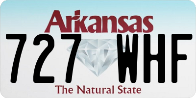 AR license plate 727WHF