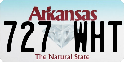 AR license plate 727WHT