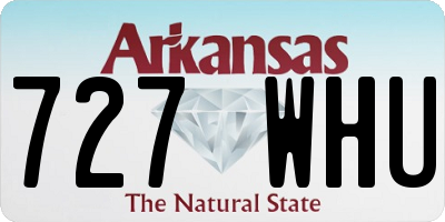 AR license plate 727WHU