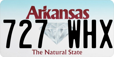 AR license plate 727WHX