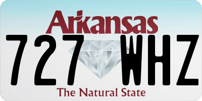 AR license plate 727WHZ