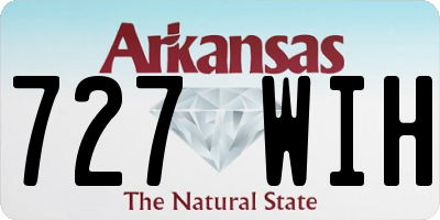 AR license plate 727WIH