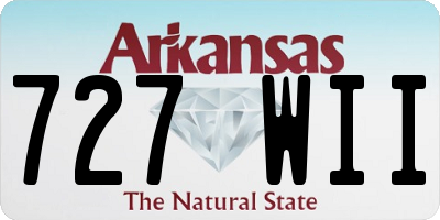 AR license plate 727WII