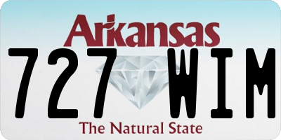 AR license plate 727WIM