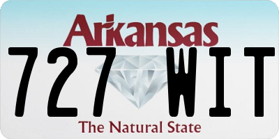 AR license plate 727WIT