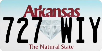 AR license plate 727WIY