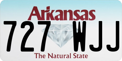 AR license plate 727WJJ