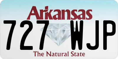 AR license plate 727WJP