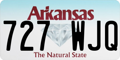 AR license plate 727WJQ